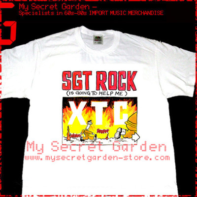 XTC - Sgt Rock ( Is Going To Help Me ) T Shirt XTC - Sgt Rock ( Is Going To Help Me ) T Shirt